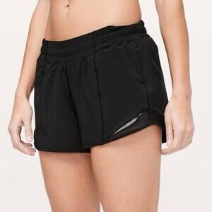 Lululemon Hotty Hot Shorts sz 0 Black Lululemon Running Shorts